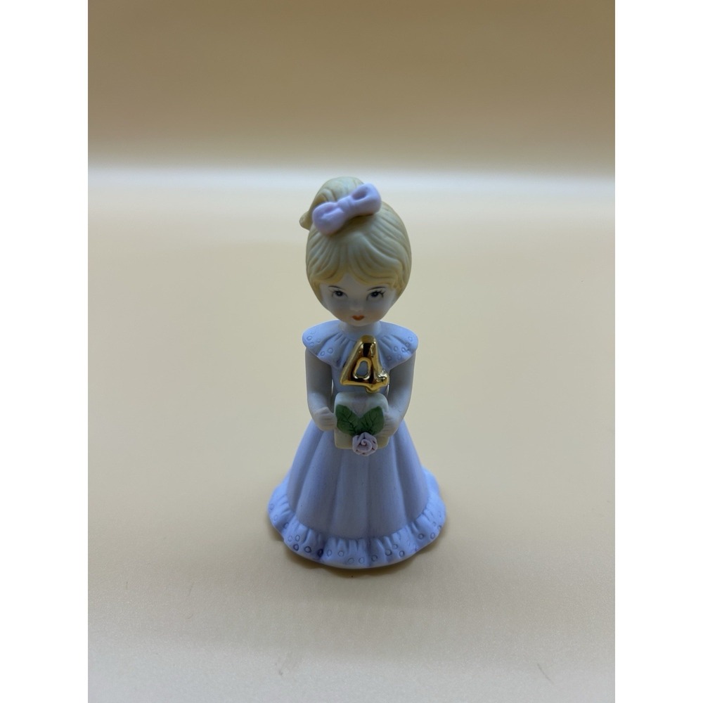 Enesco Growing Up Girls Figurine Lot Partial Set w/ Baby Bear & Lamb READ Desc. - Picture 9 of 10